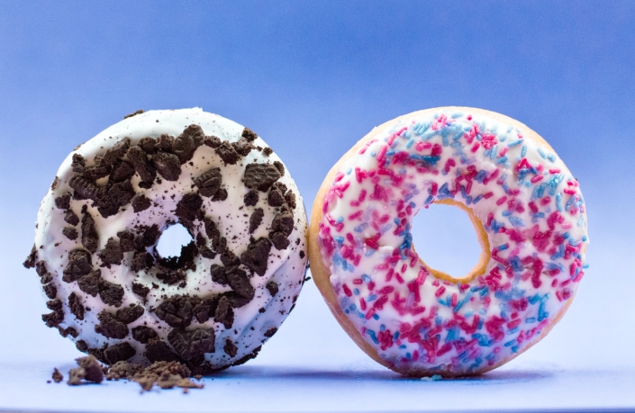 Twee donuts