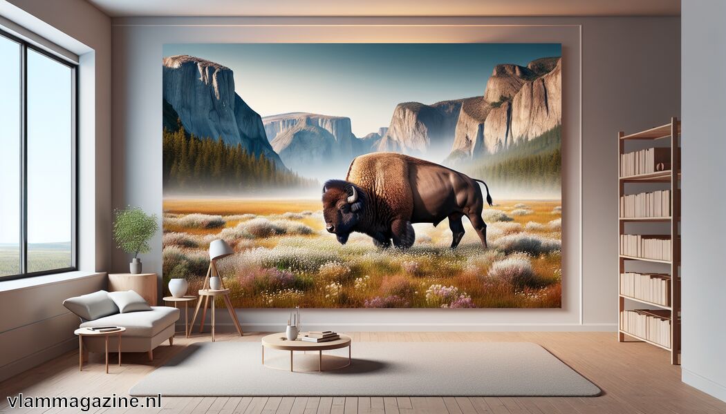 Hun oorspronkelijk habitat is de Noord-Amerikaanse vlaktes - Droom je van een Buffel » De Sterke Reus van de Prairie