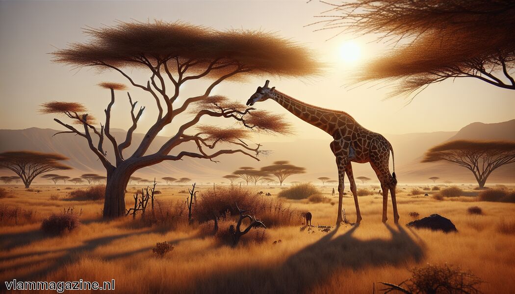 Voeden zich voornamelijk met takken en bladeren - Droom je van een Giraffe » De Lange Schoonheid van de Savanne
