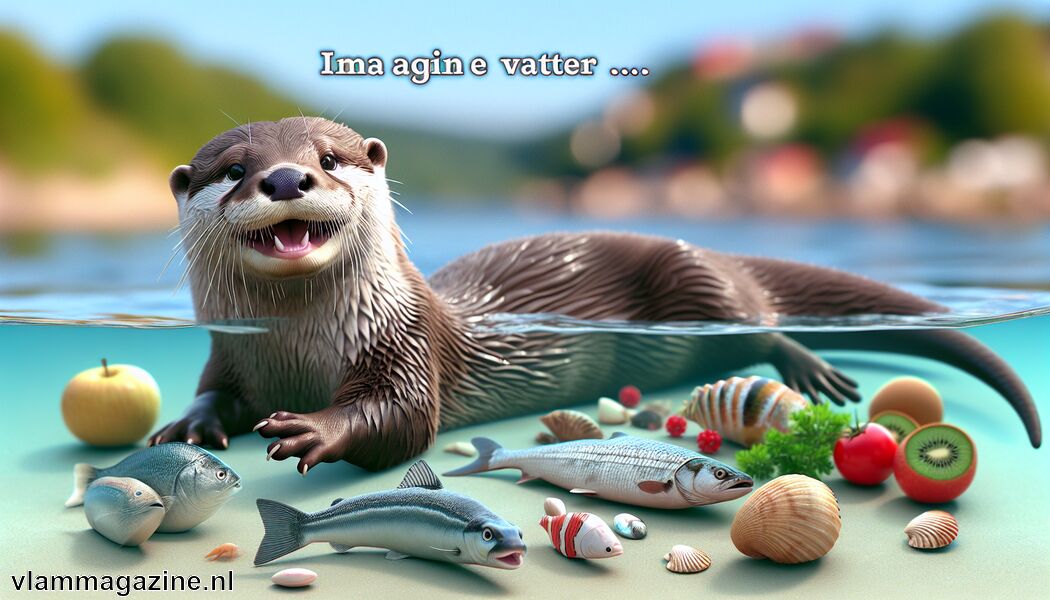 Voorkeursvoer zijn vis en schaaldieren   - Droom je van een Otter » De Speelse Vriend van het Water