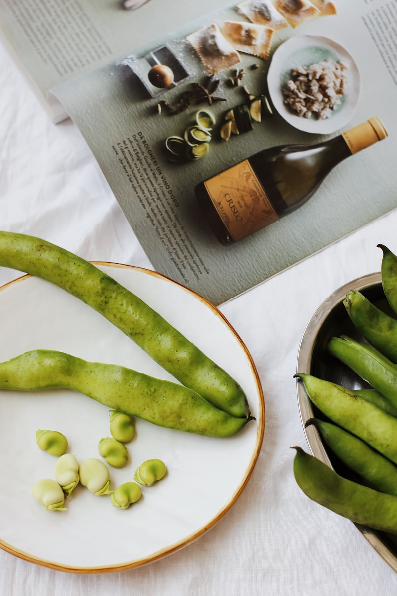 green chili on white paper