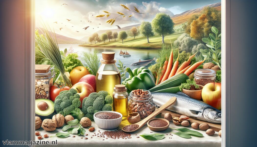 Gezonde voeding met omega-3 vetzuren   - Natuurlijke middelen tegen stress en onrust