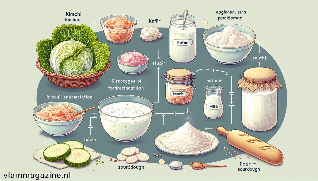Proef en pas smaken aan   - Fermenteren voor beginners: kimchi, kefir en zuurdesem